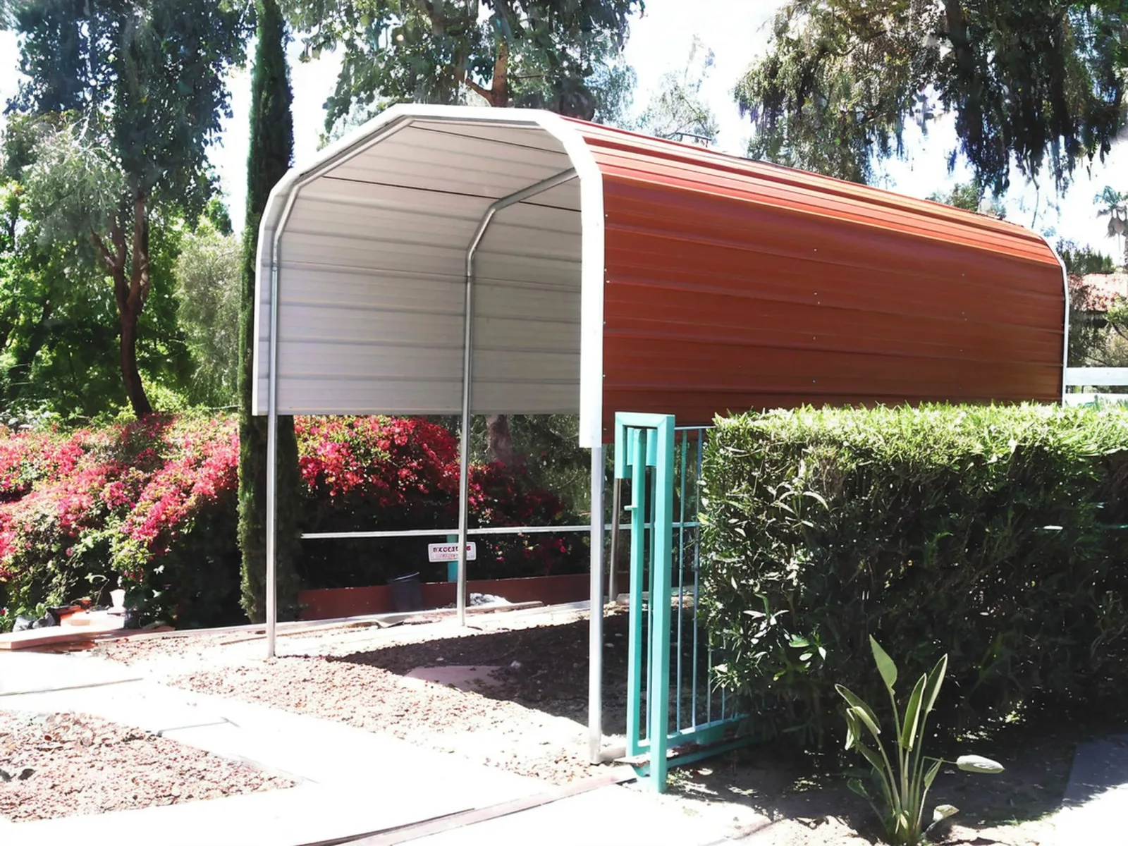 Standard steel carport