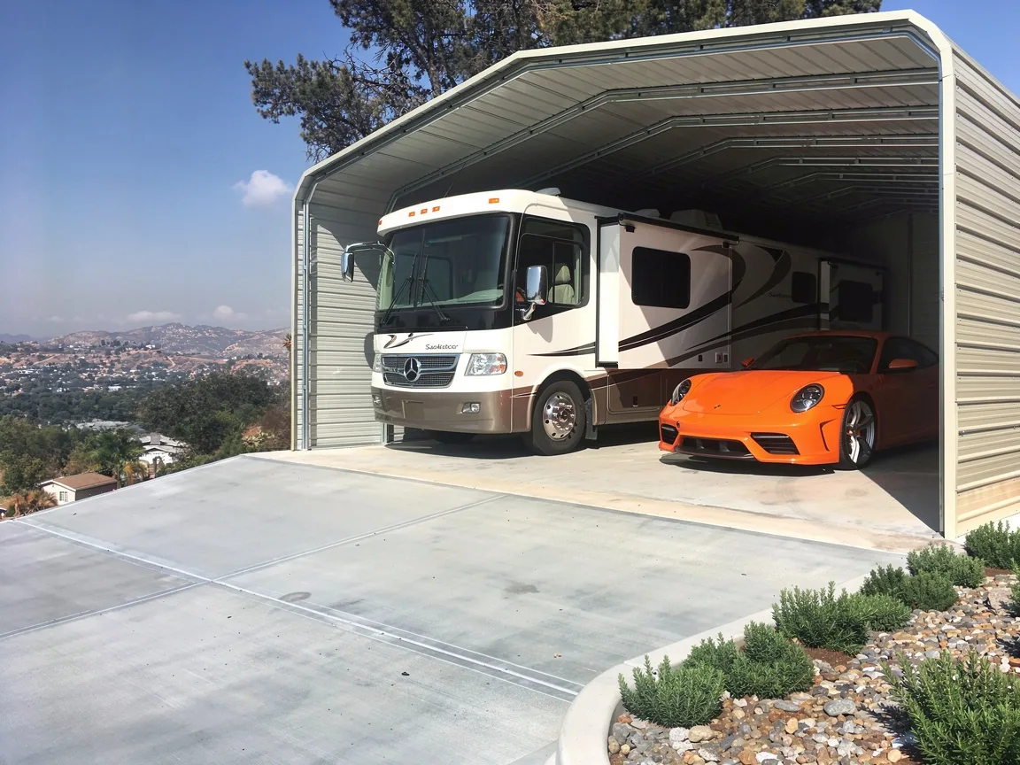 Residential RV cover