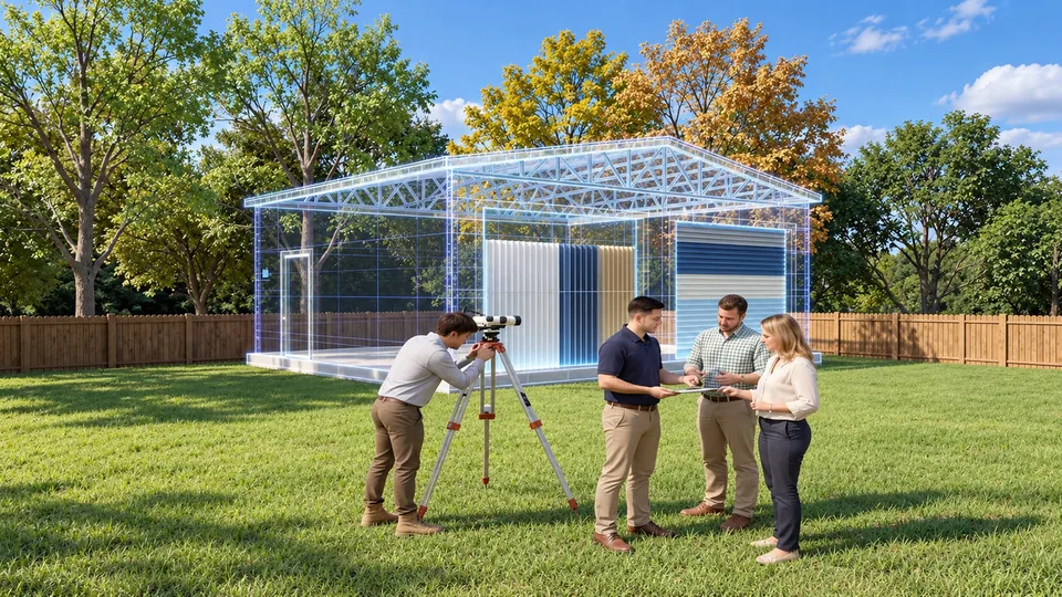 On-site measurement illustration