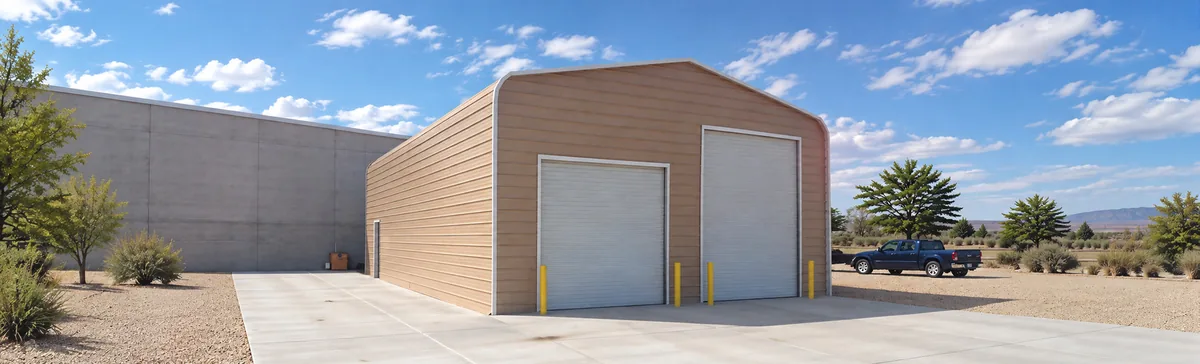 Industrial steel building