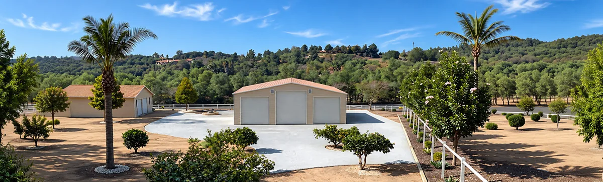 Multi-door steel building